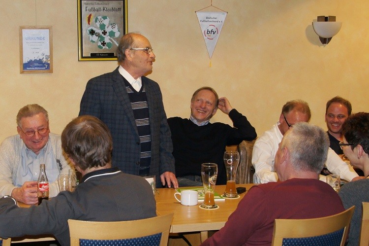 Helmut Bundschuh bei der Entlastung des Vorstandes